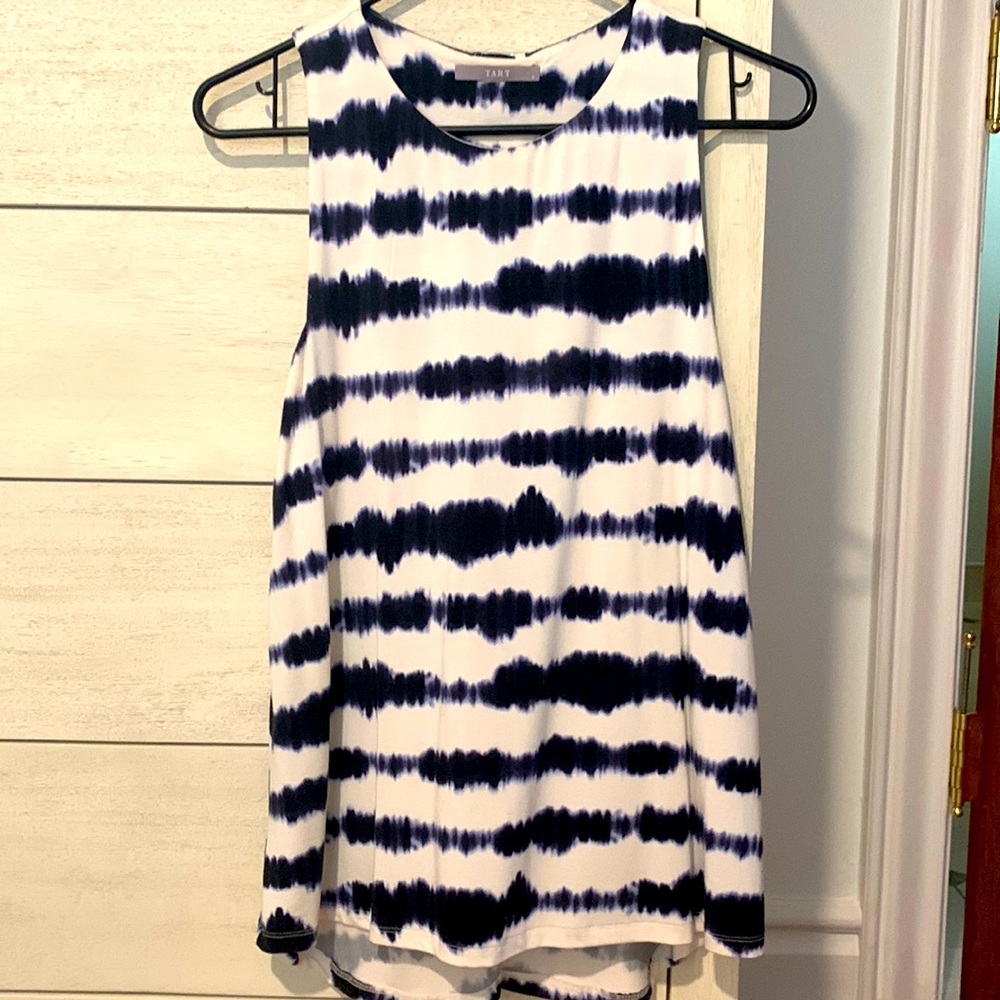 Tart tie dye top with open lower back detail